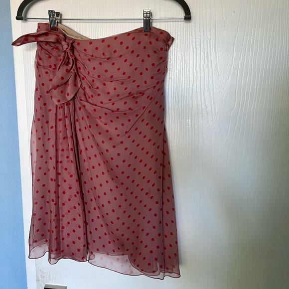 Valentino Silk Midi Skirt with tied bow - Picture 2 of 6